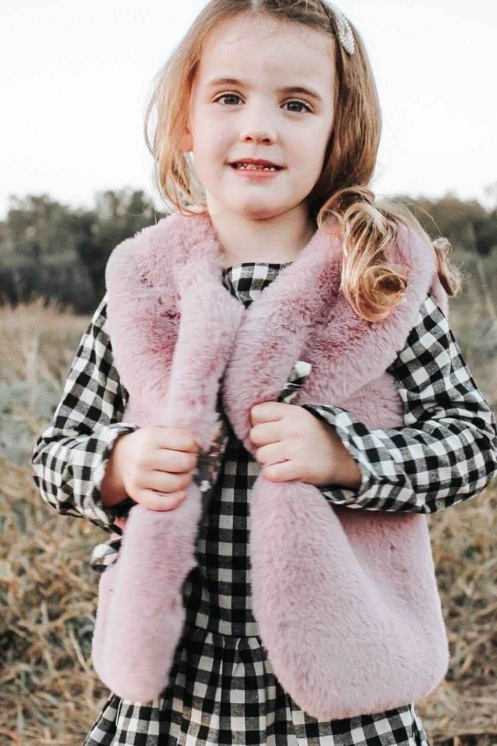 Love Henry Girls Fur Vest