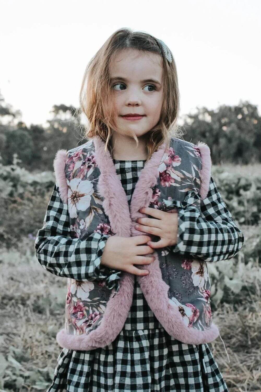 Love Henry Girls Fur Vest
