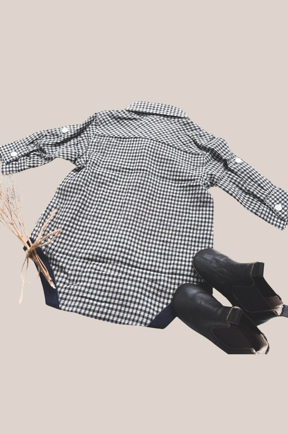 Love Henry Baby Boys Dress Shirt Romper