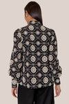 Adorne Samantha Embroidered Floral Shirt