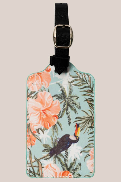 Collectapic Toucans & Hibiscus Luggage Tag