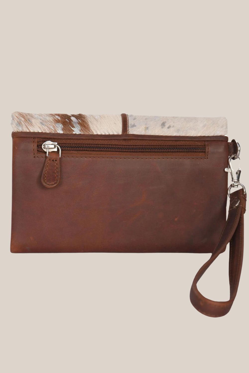 Cenzoni Hairon Foil Trifold Ladies Wallet