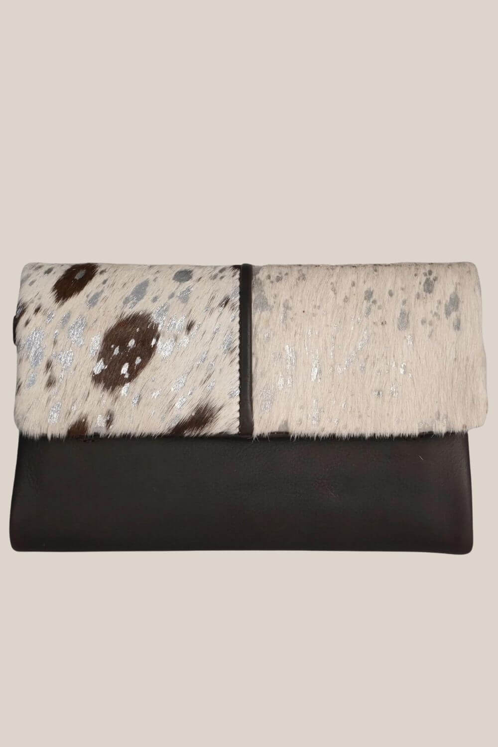 Cenzoni Hairon Foil Trifold Ladies Wallet