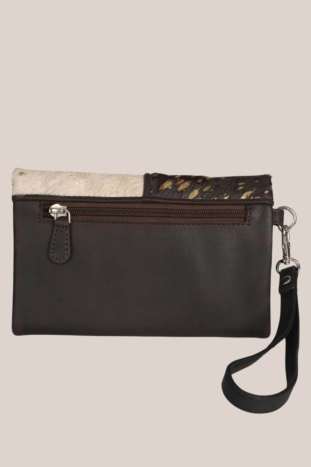 Cenzoni Hairon Foil Trifold Ladies Wallet