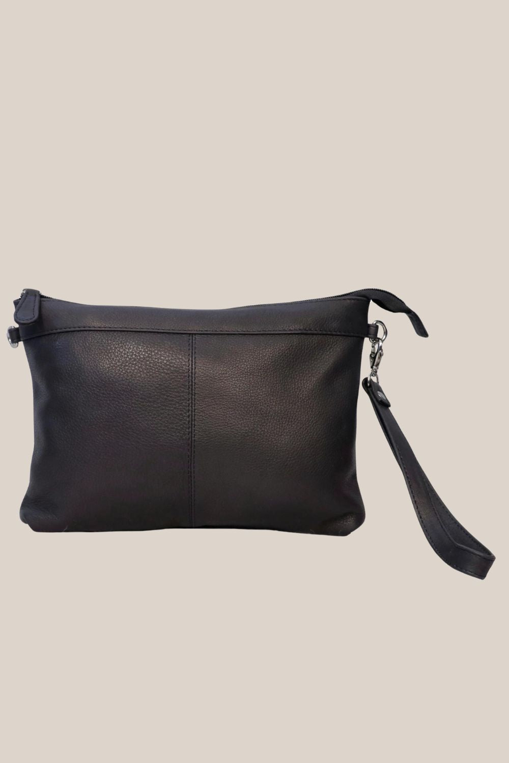 Houston Fashions Small Cross Body Washed Leather Bag