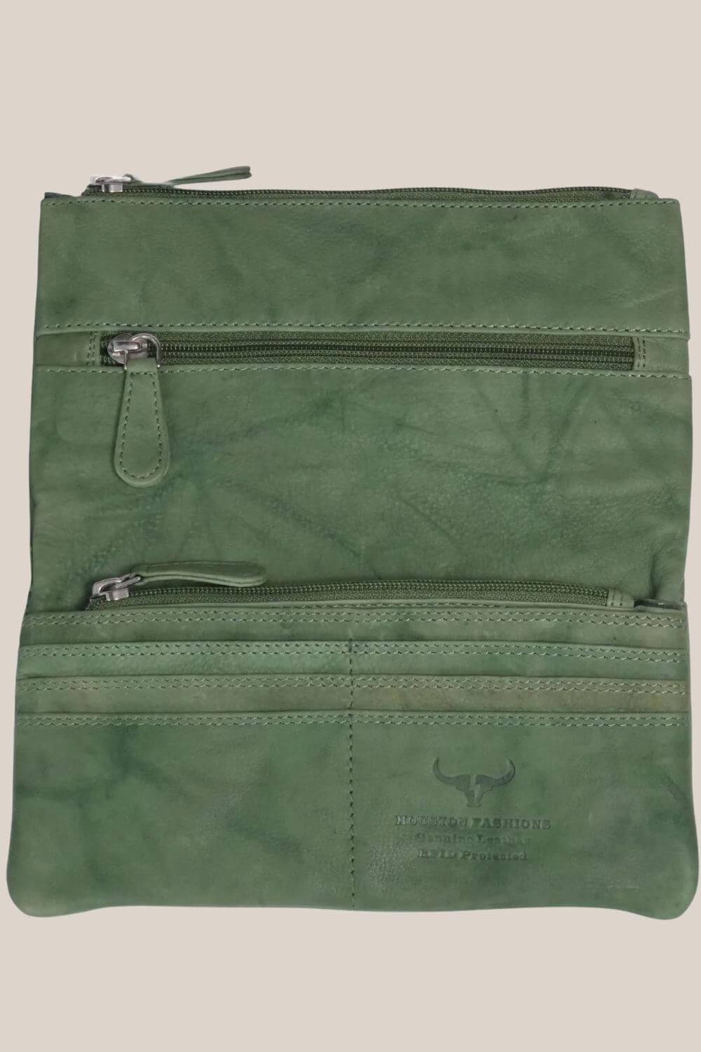 Houston Leather RFID Purse