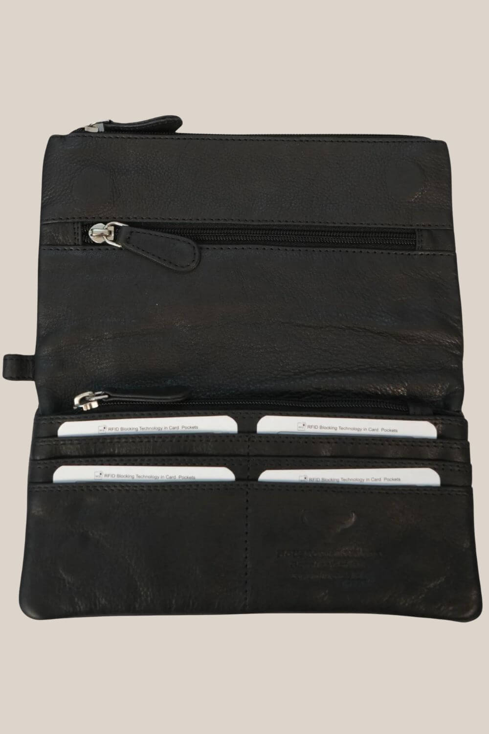 Houston Leather RFID Purse