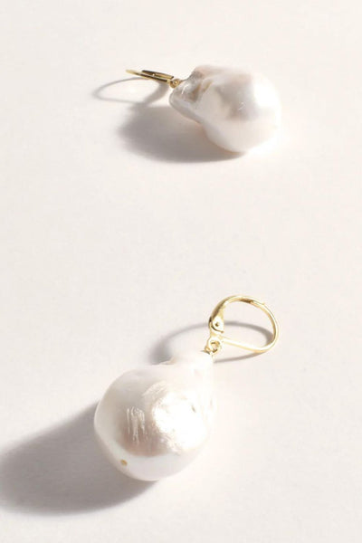 Adorne Large Freshwater Pearl French Hook Earrings