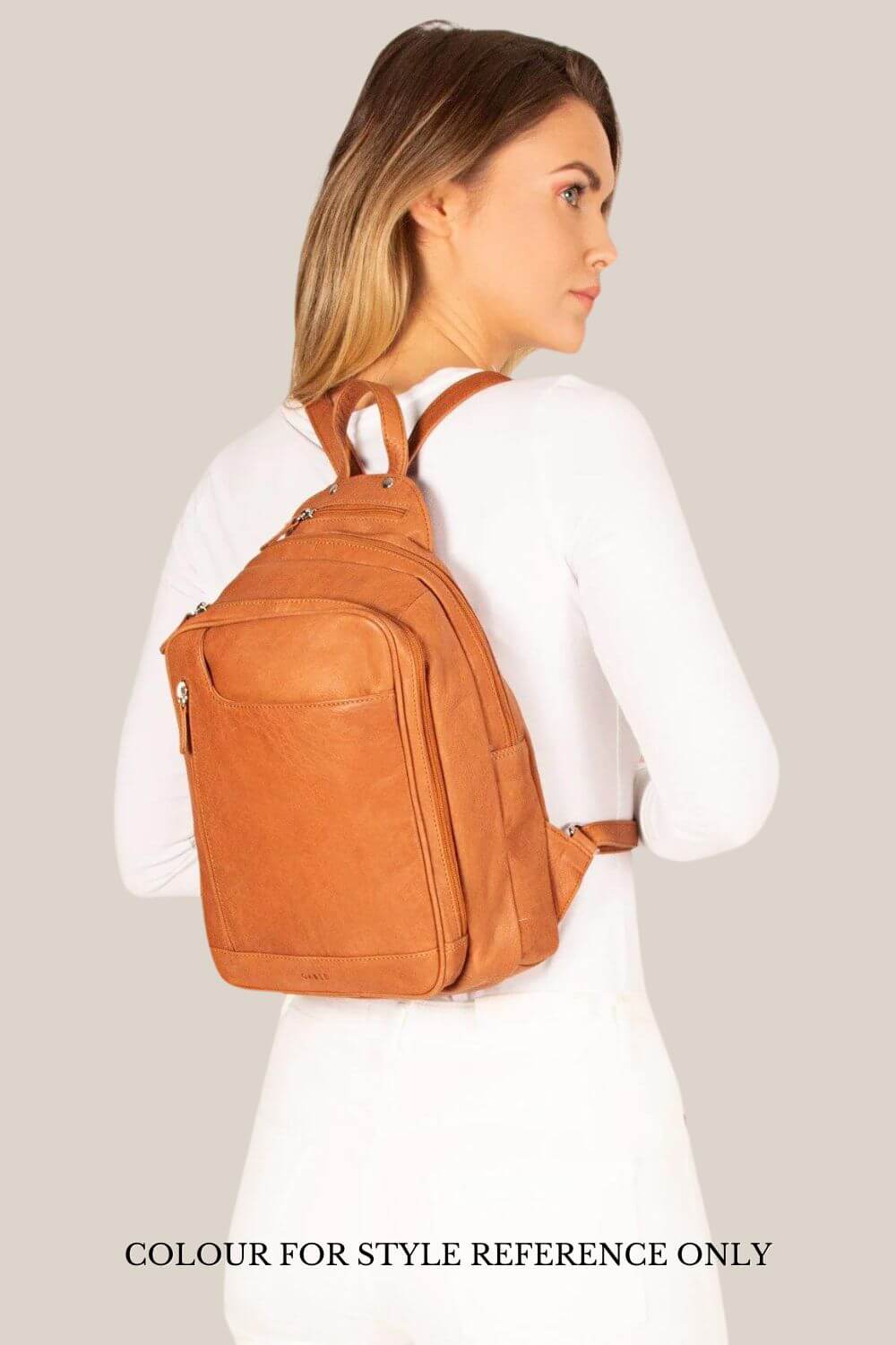 Gabee Mini Emma Leather Backpack