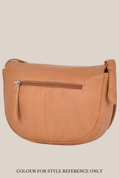 Gabee Louise Leather Flapover Bag