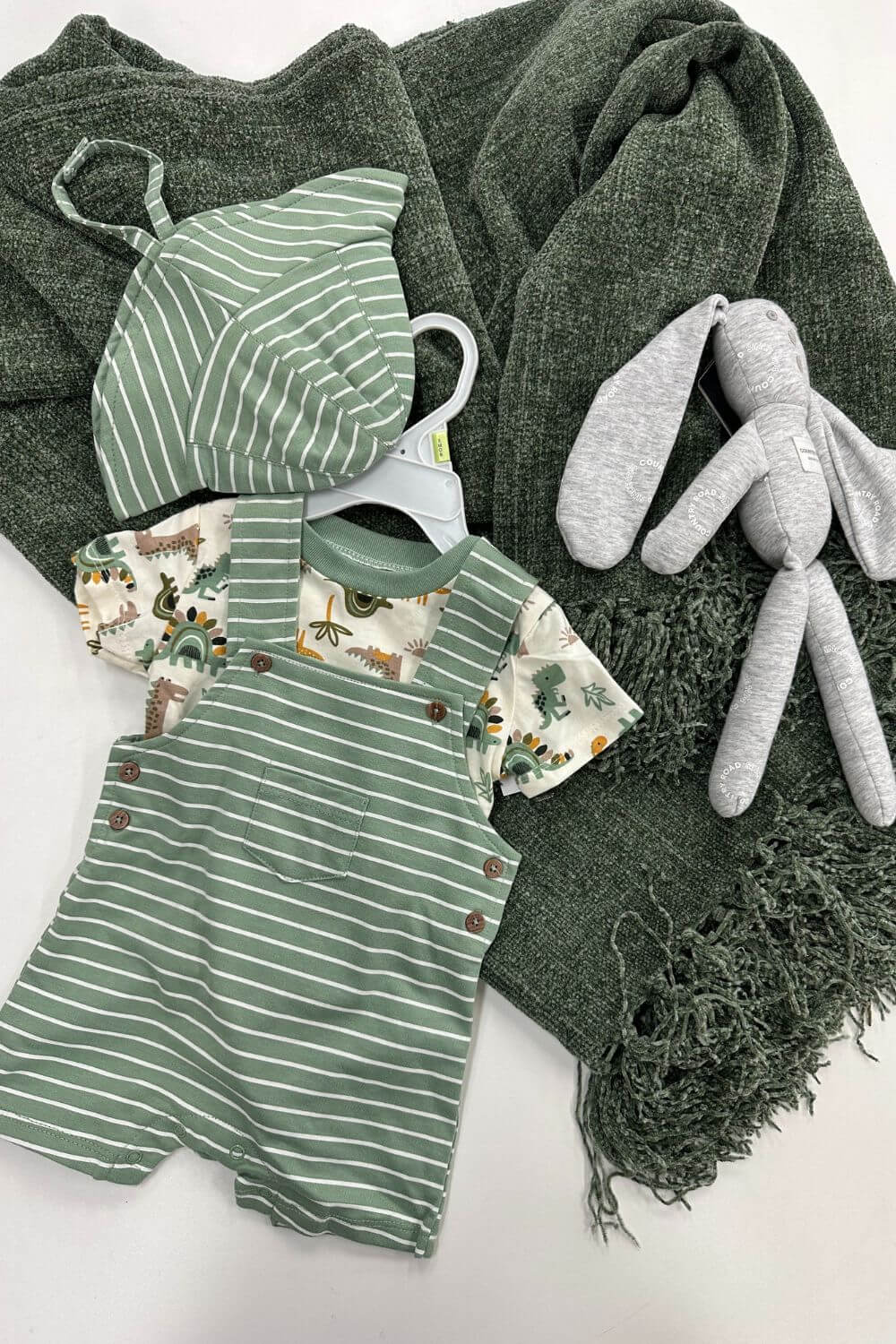 Baby Dungaree 3 Piece Set