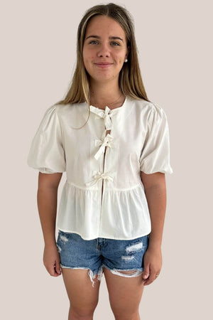 Penny Bow Front Top