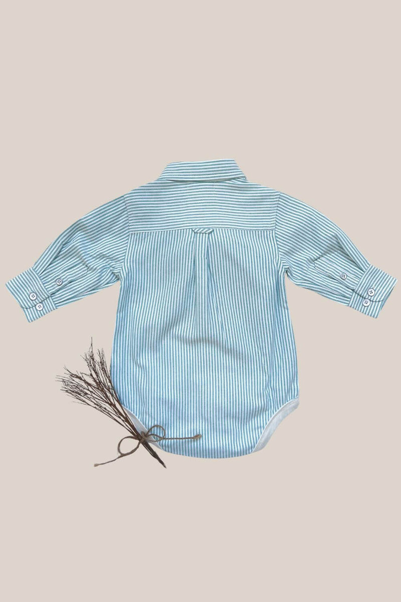 Love Henry Baby Boys Dress Shirt Romper