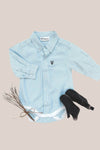 Love Henry Baby Boys Dress Shirt Romper