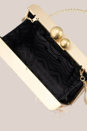 Olga Berg Carlita Fringe Clutch
