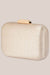 Olga Berg Tamar Metallic Clutch