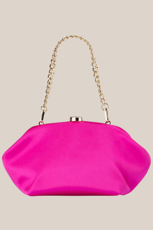 Olga Berg Karina Satin Clutch