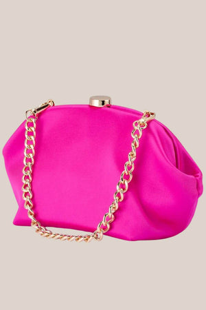 Olga Berg Karina Satin Clutch