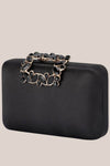 Olga Berg Margalit Crystal Lock Clutch