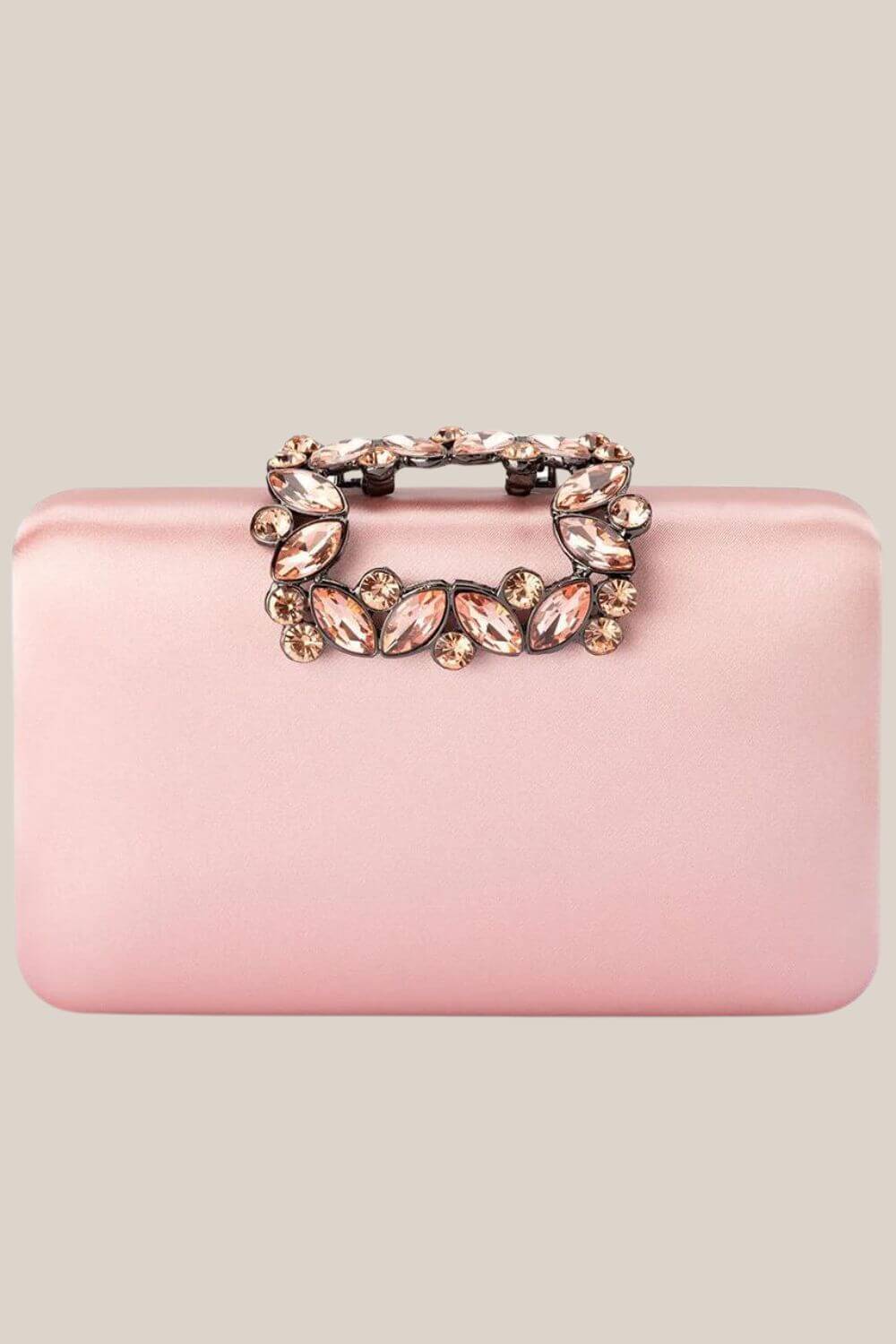 Olga Berg Margalit Crystal Lock Clutch