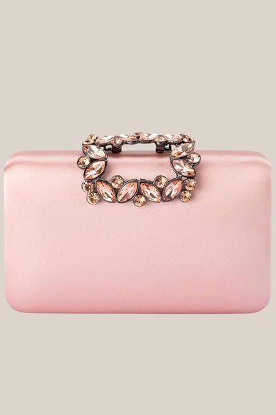 Olga Berg Margalit Crystal Lock Clutch