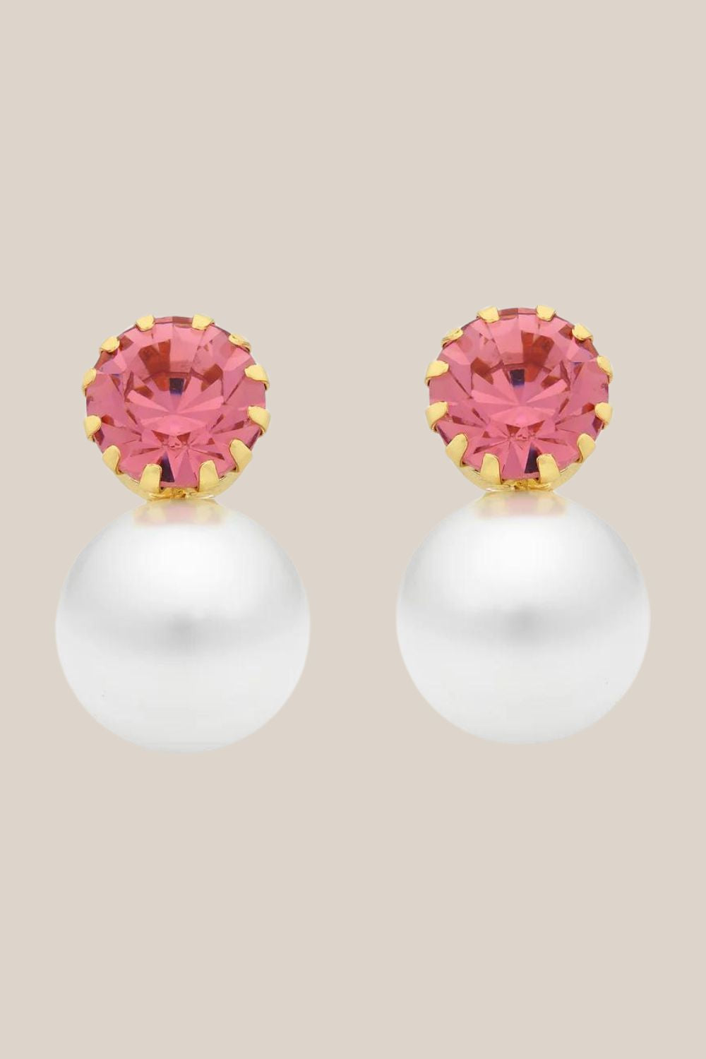 Liberte Vera CZ Pearl Earring