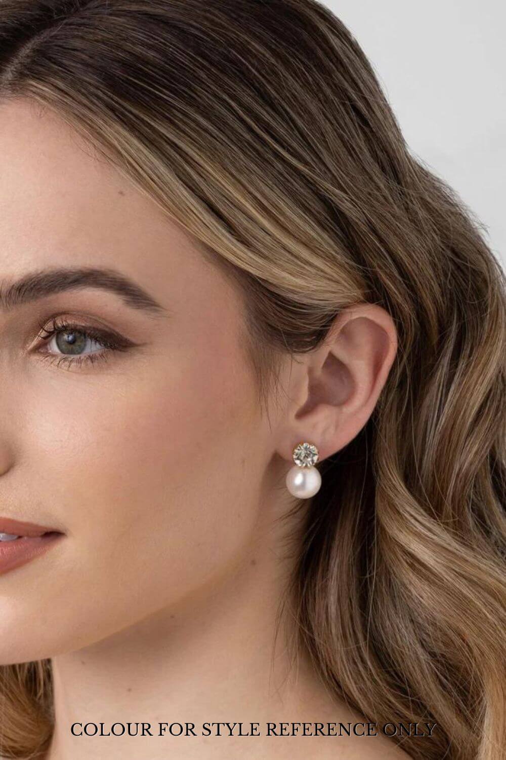 Liberte Vera CZ Pearl Earring