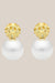 Liberte Vera CZ Pearl Earring