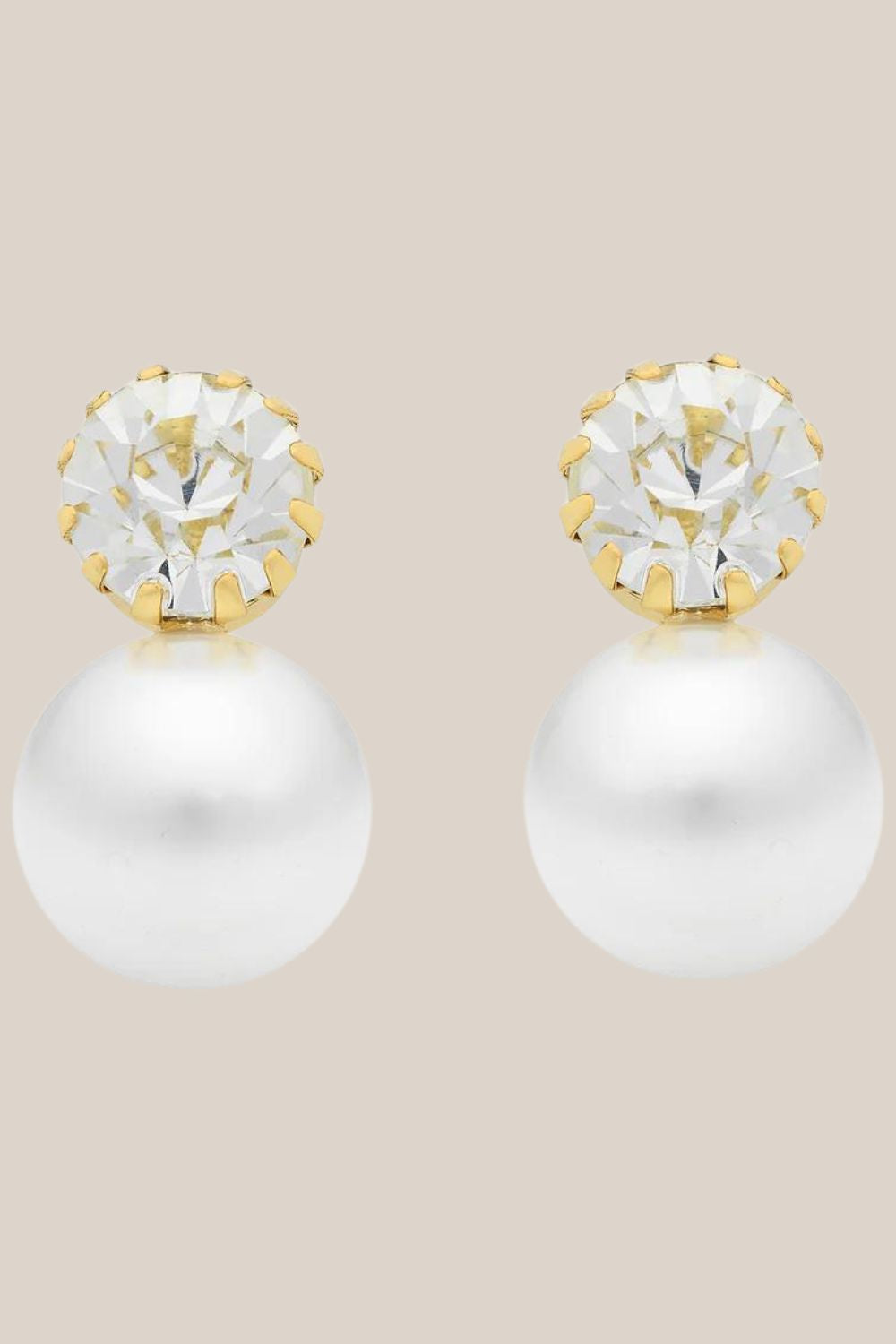 Liberte Vera CZ Pearl Earring