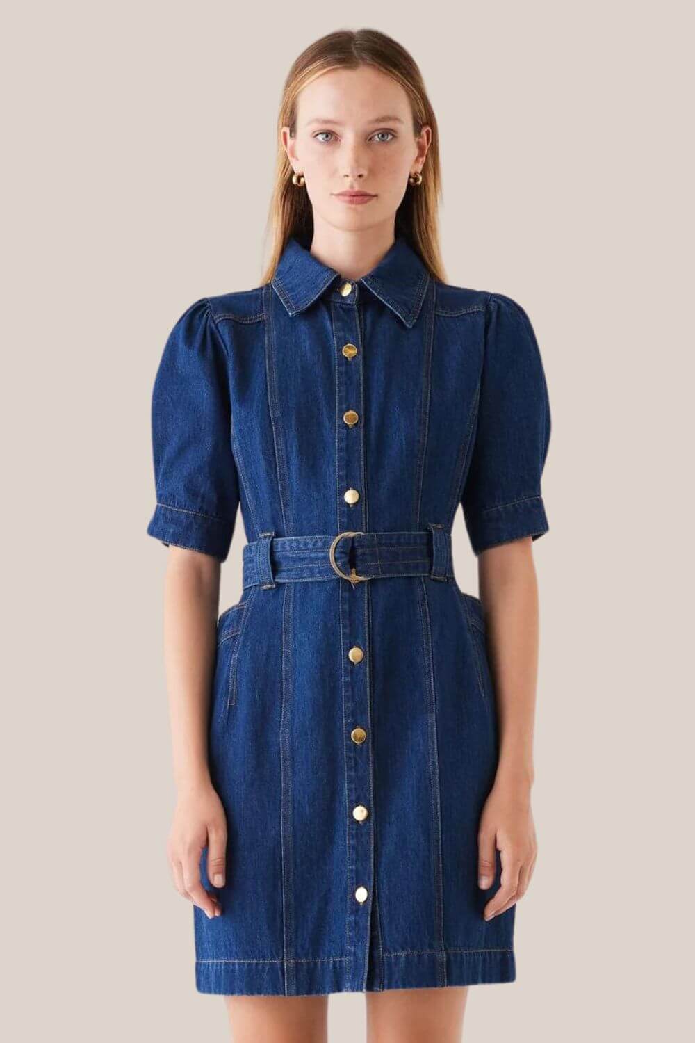 Esmaee Podium Denim Dress