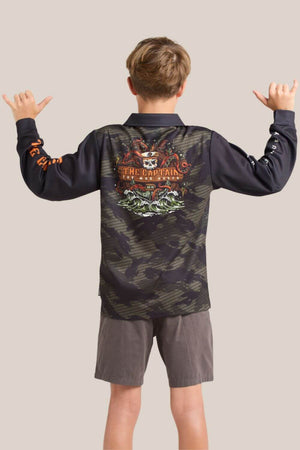 The Mad Hueys Kraken Captain Youth Fishing Jersey