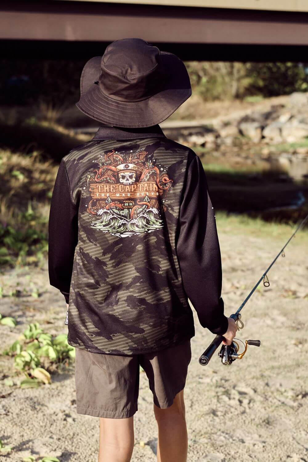 The Mad Hueys Kraken Captain Youth Fishing Jersey