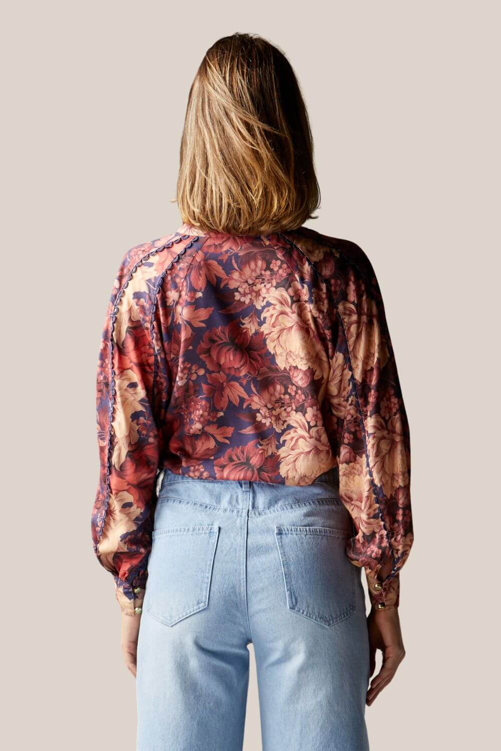 Fate + Becker Berry Kiss Blouse