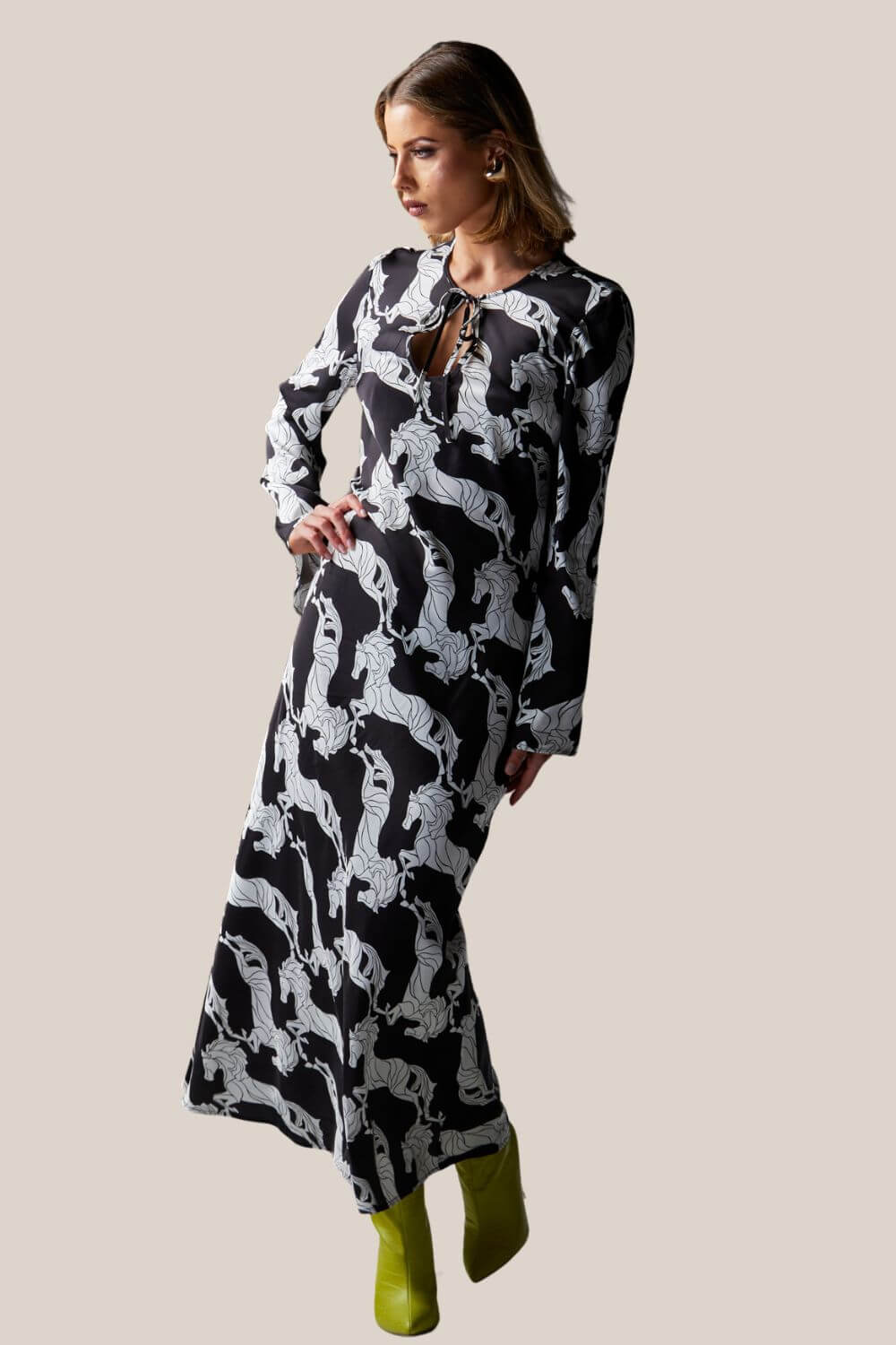 Fate + Becker Perfect Match Bias Dress