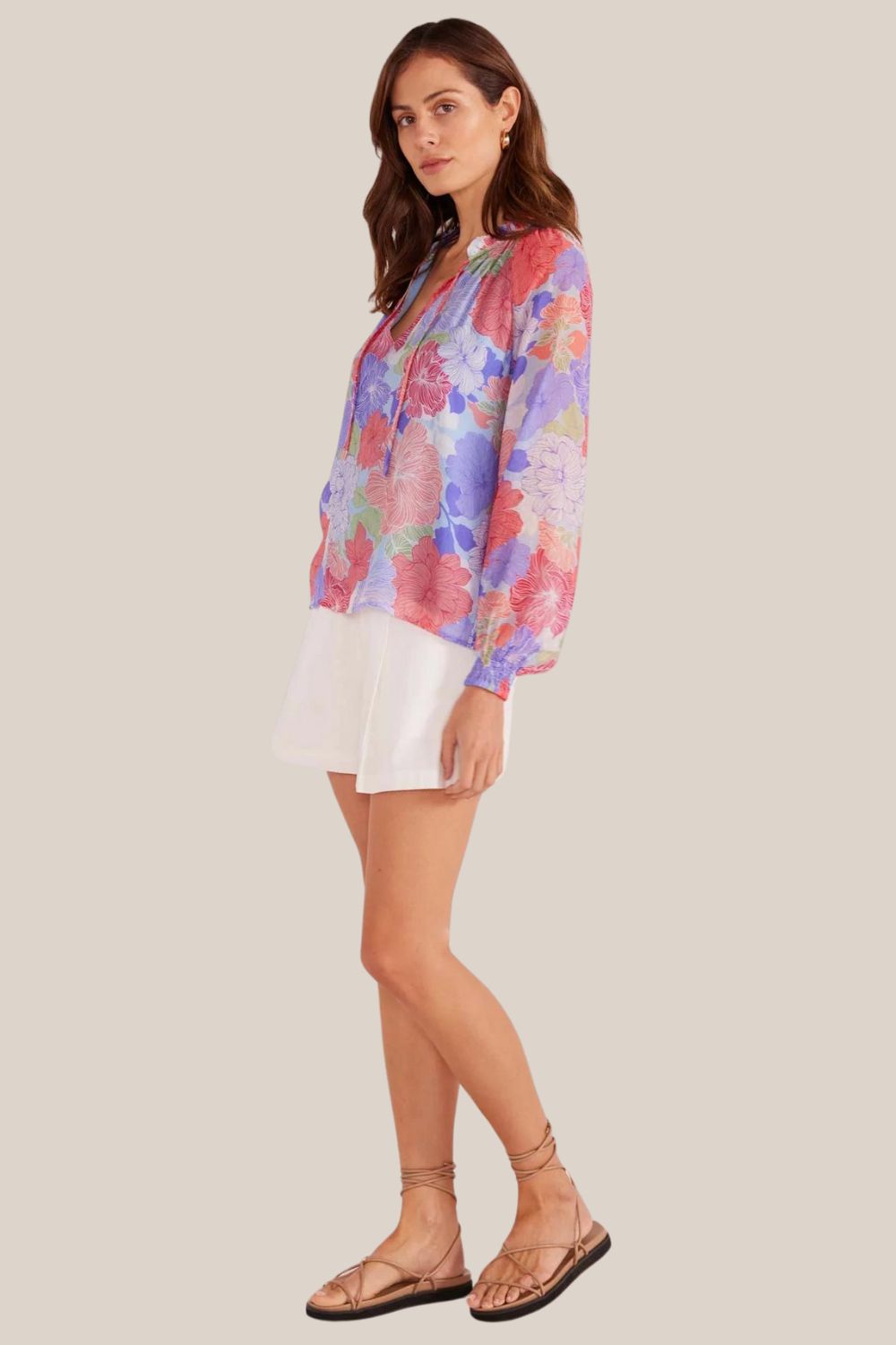 Mink Pink Belle Long Sleeve Blouse