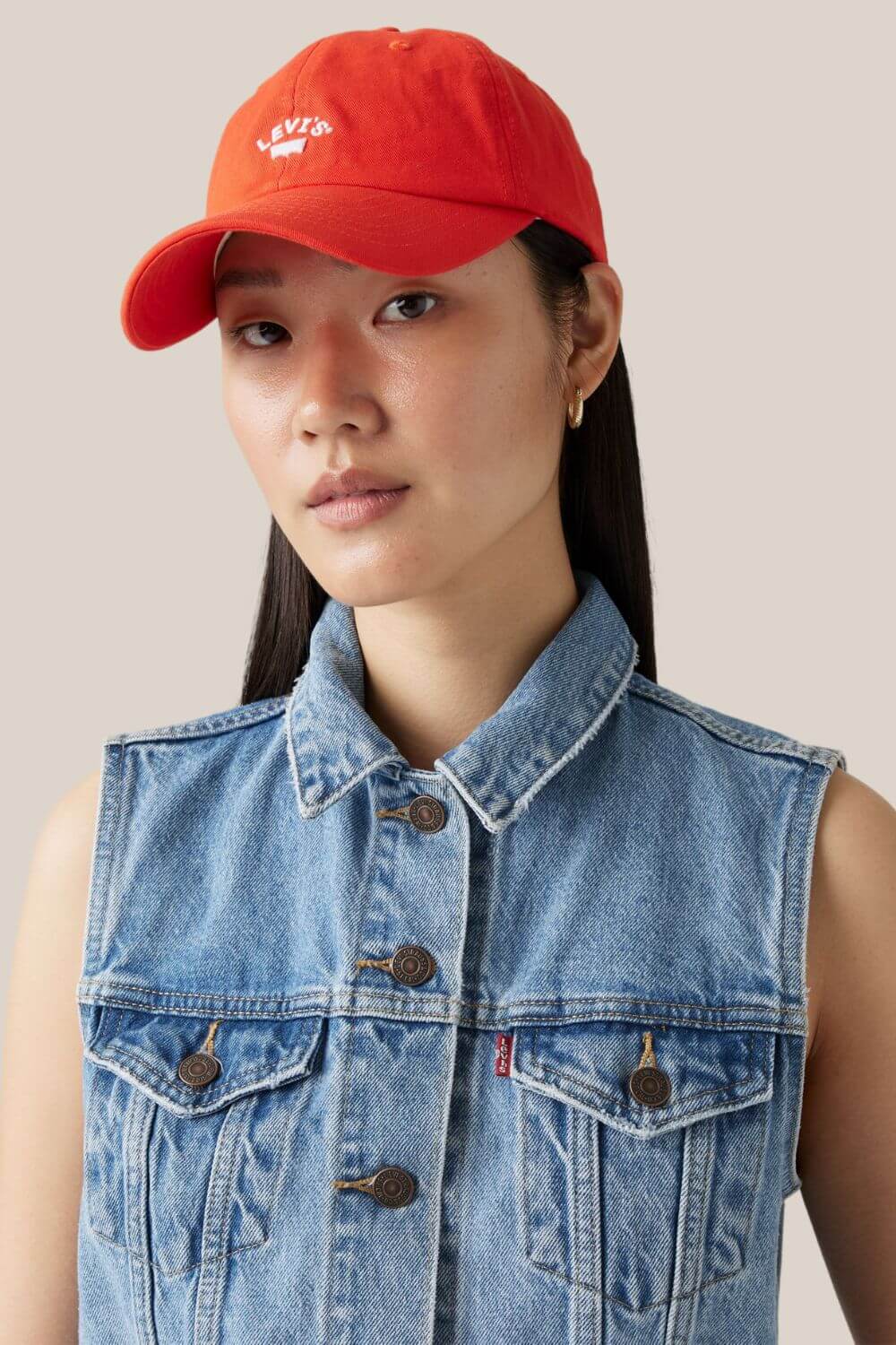 Levis Lazy Girl Logo Cap