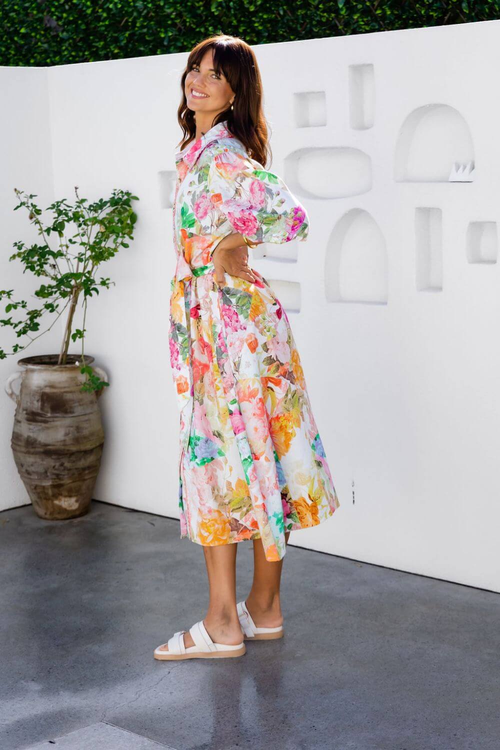 Rosie A-Line Midi Dress