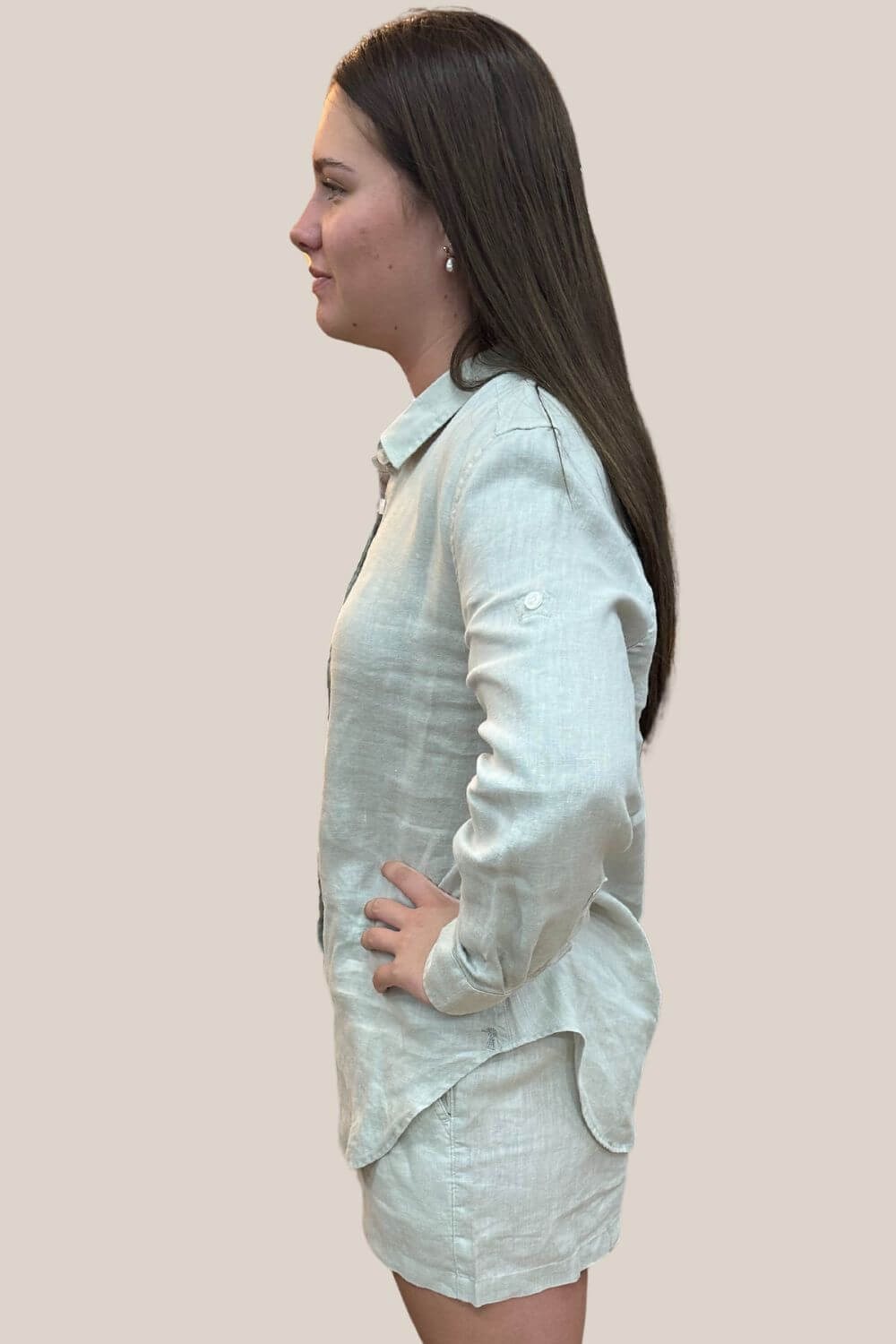 Pilbara Womens Linen Long Sleeve Shirt