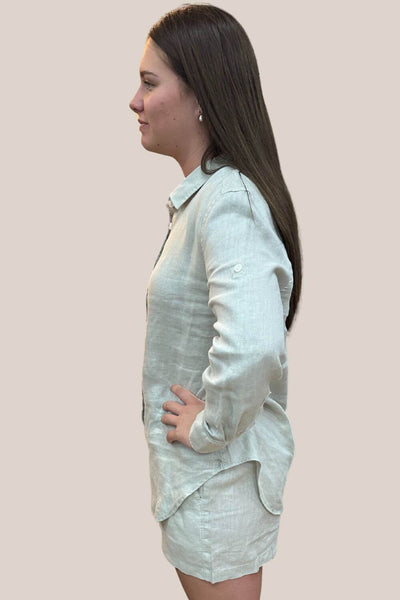 Pilbara Ladies Linen Long Sleeve Shirt