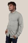 Pilbara Mens Linen Long Sleeve Shirt