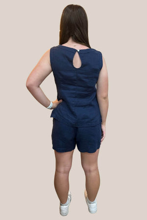 Pilbara Womens Linen Singlet