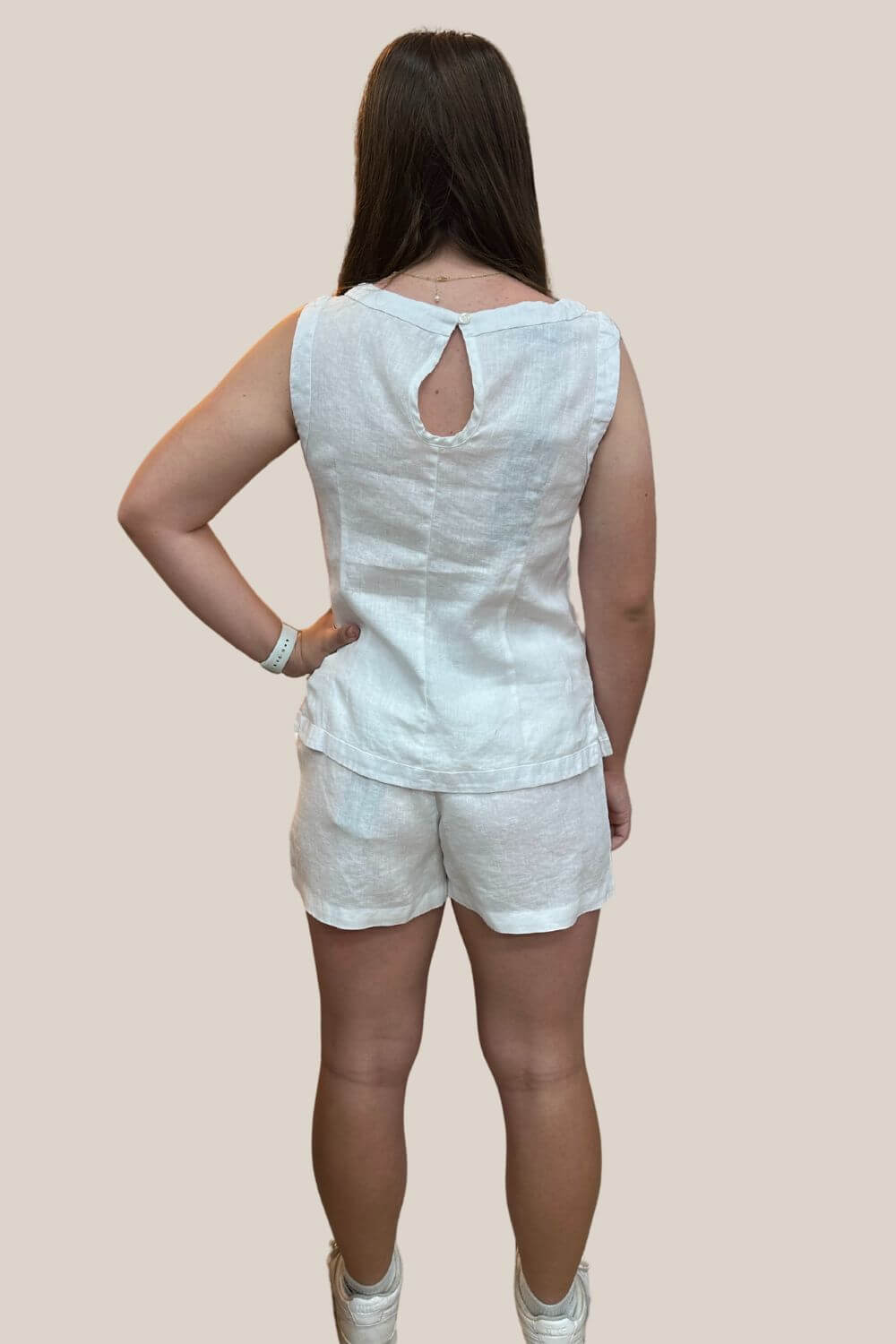 Pilbara Womens Linen Singlet