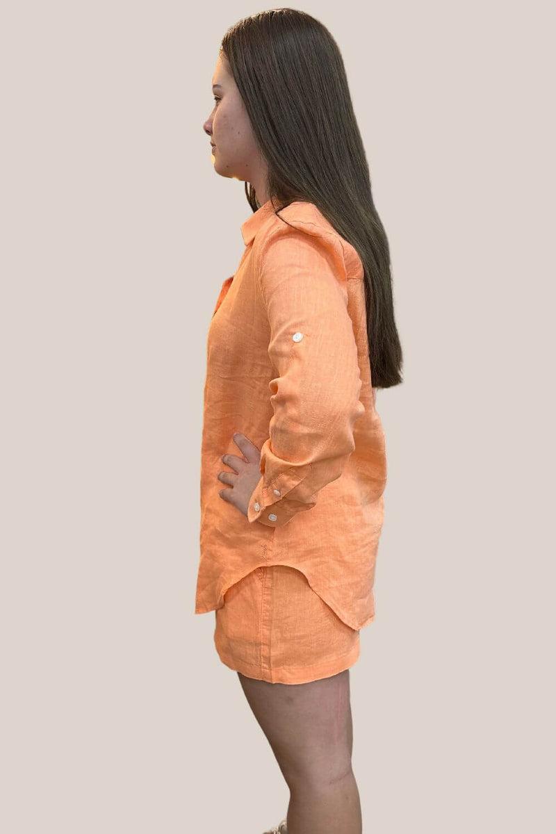 Pilbara Ladies Linen Long Sleeve Shirt