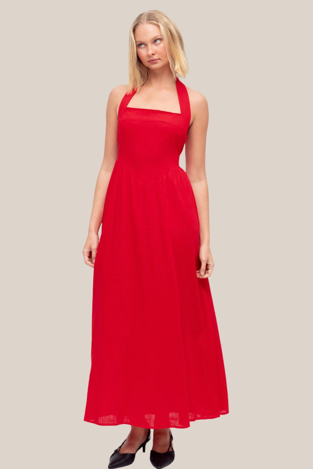 Ariel Halter Maxi Dress