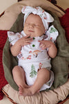 Snuggle Hunny Kangas & Koalas Short Sleeve Organic Bodysuit with Frill