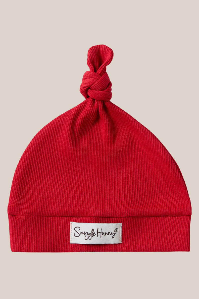 Snuggle Hunny Ribbed Organic Knotted Beanie