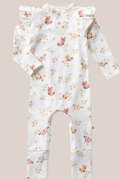 Snuggle Hunny Butterfly Organic Growsuit