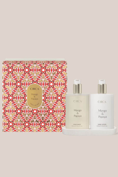 Circa 900ml Hand Care Duo - Mango & Papaya Christmas