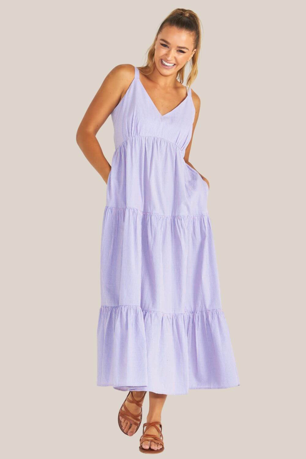 Sass Phillipa Tiered Maxi Dress