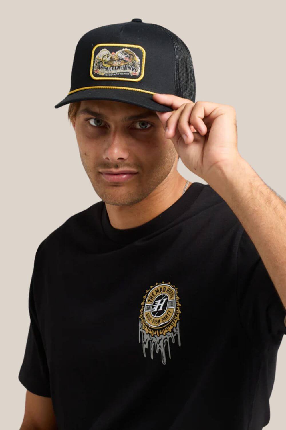 The Mad Hueys Frothin Out Twill Trucker